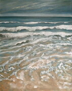 'Frothy Sea' 11"x14"